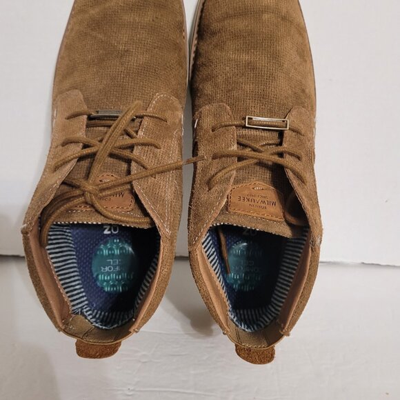 NUNN BUSH Men's Barklay Chukka Boots Men's Shoes Tan Brown Size 10.2M - Picture 8 of 11